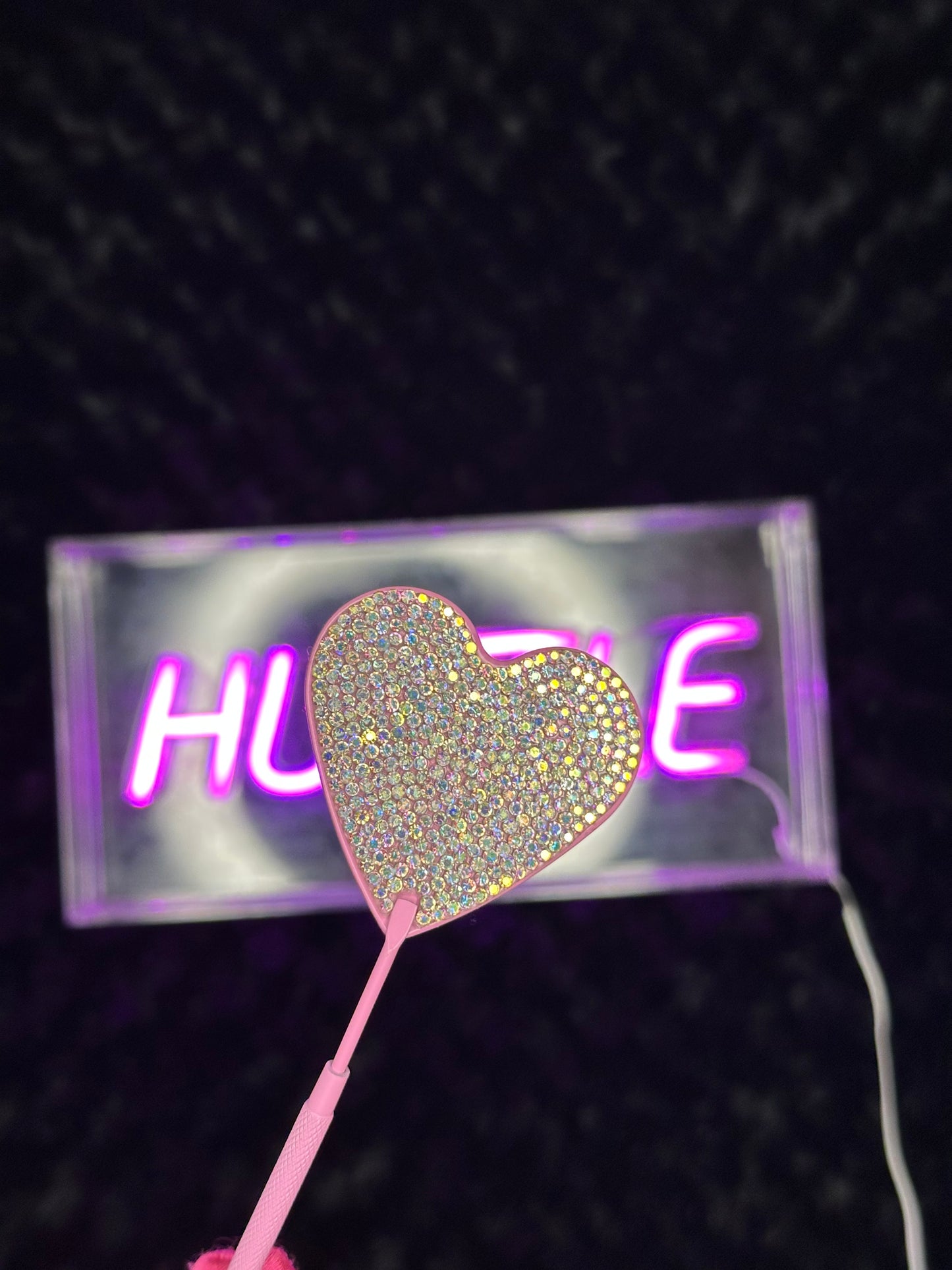 Heart Bling Lash Mirror