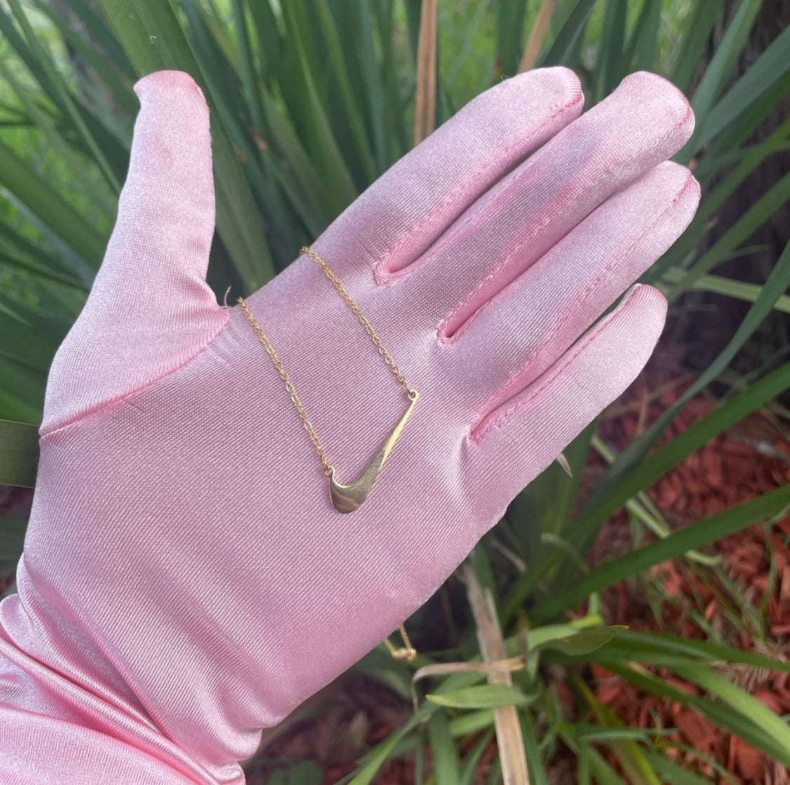 Vintage Swoosh Necklace