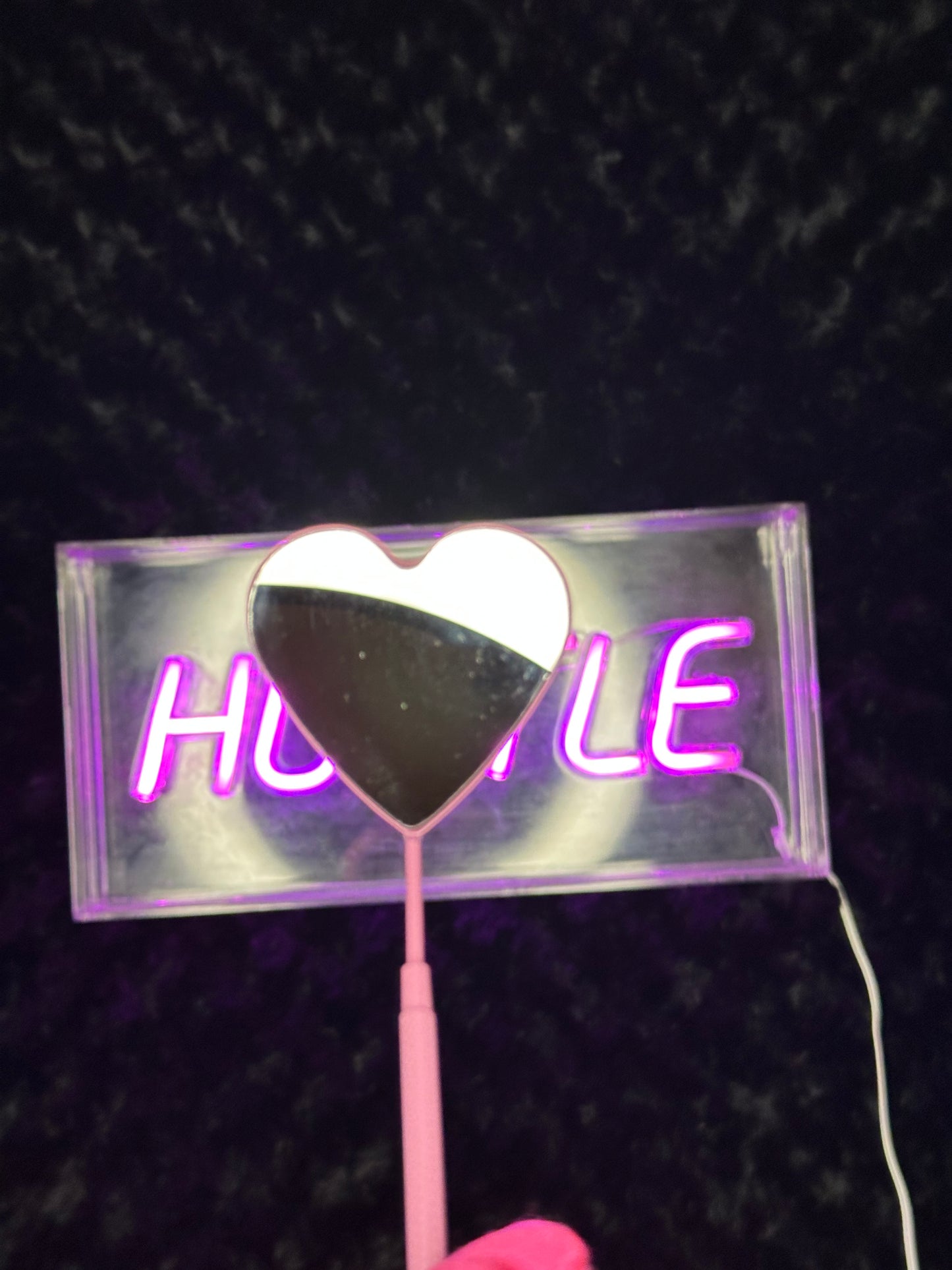 Heart Bling Lash Mirror